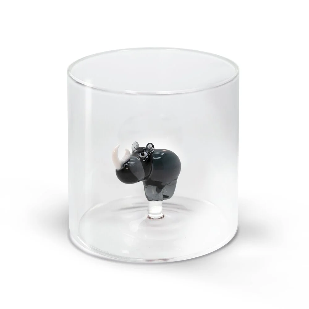 Borosilicate glas, Næsehorn - 250 ml.