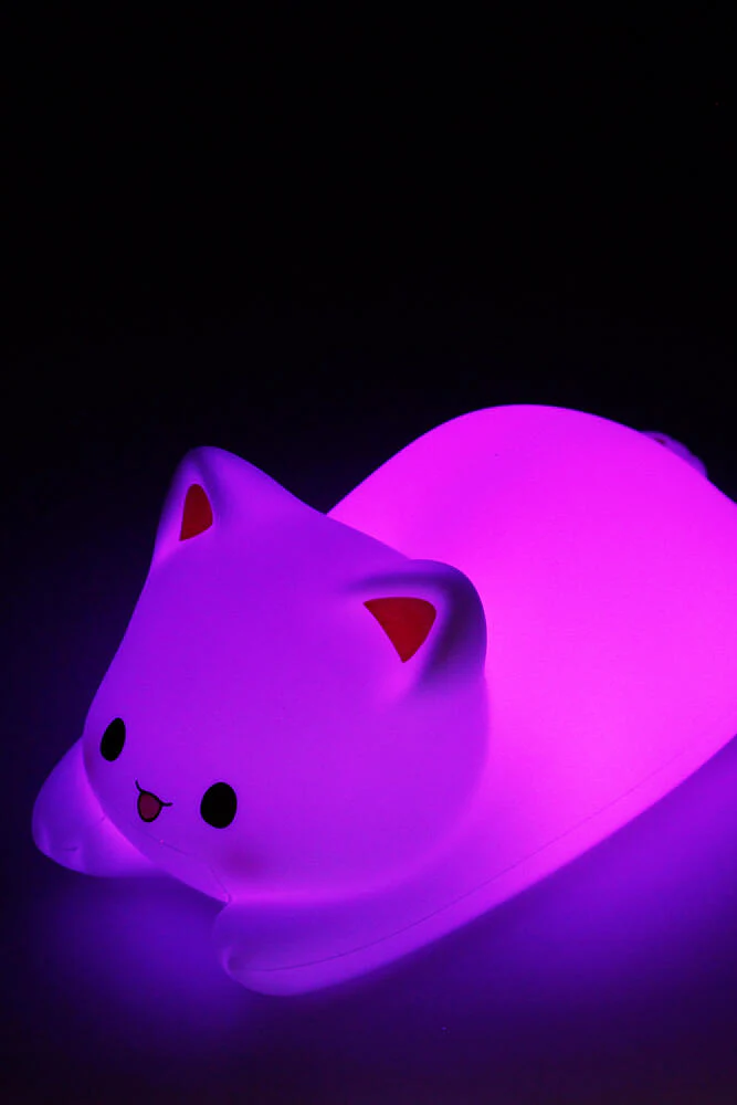 Nightlight Sleepy cat bordlampe - hvid - Image 2