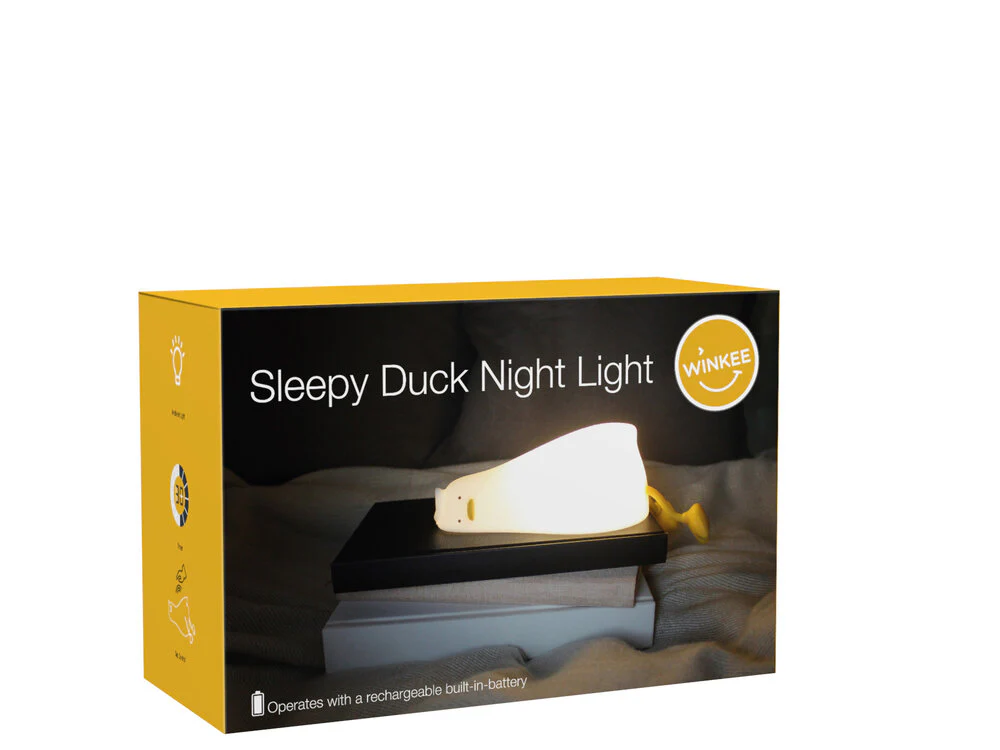 Nightlight Sleepy Duck Bordlampe - hvid/gul - Image 3