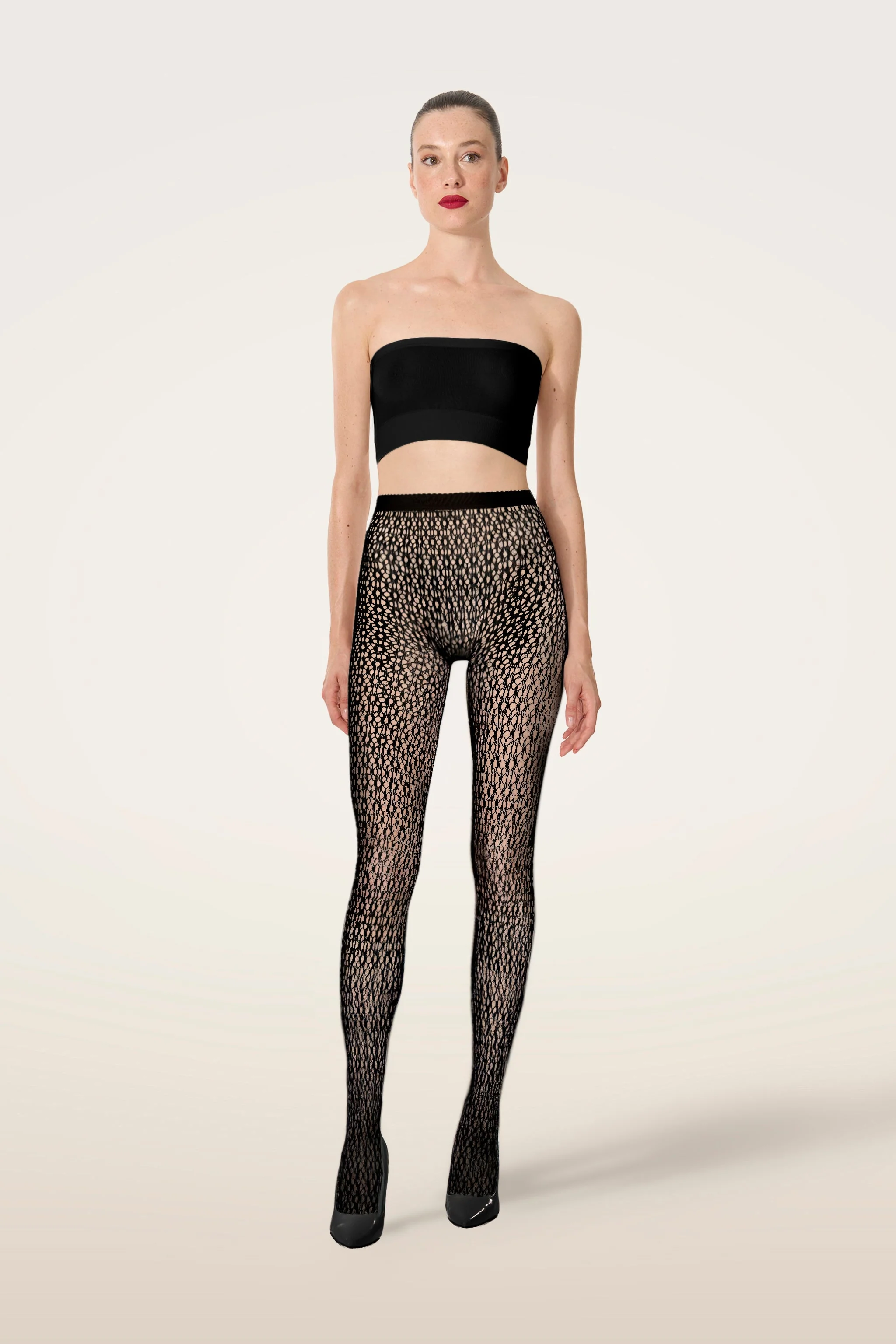 Daisy Net strømpebukser - 7005 black