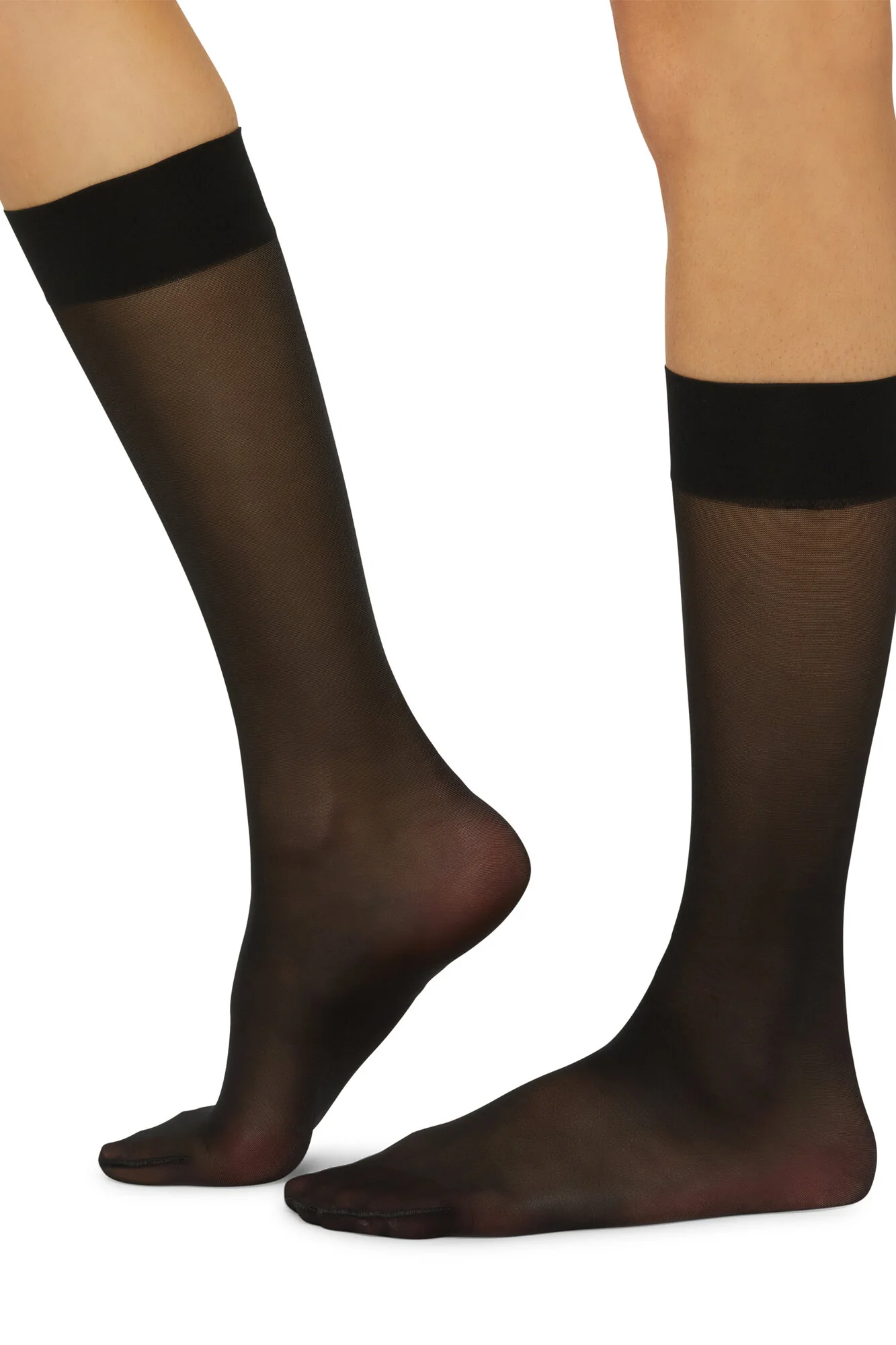 Satin Touch 20 knæstrømper - sort - Image 2