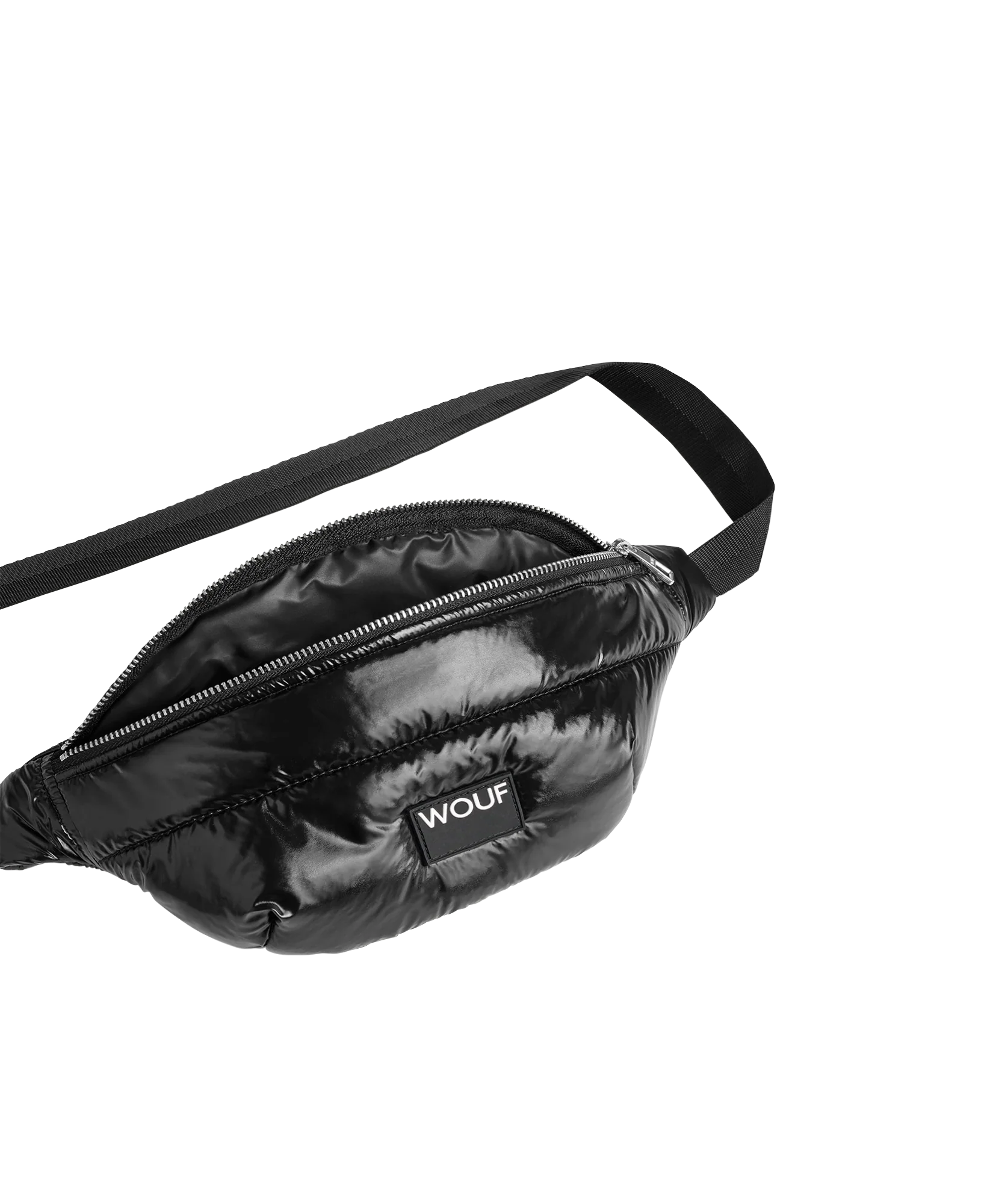 Black Glossy bæltetaske - sort - Image 4
