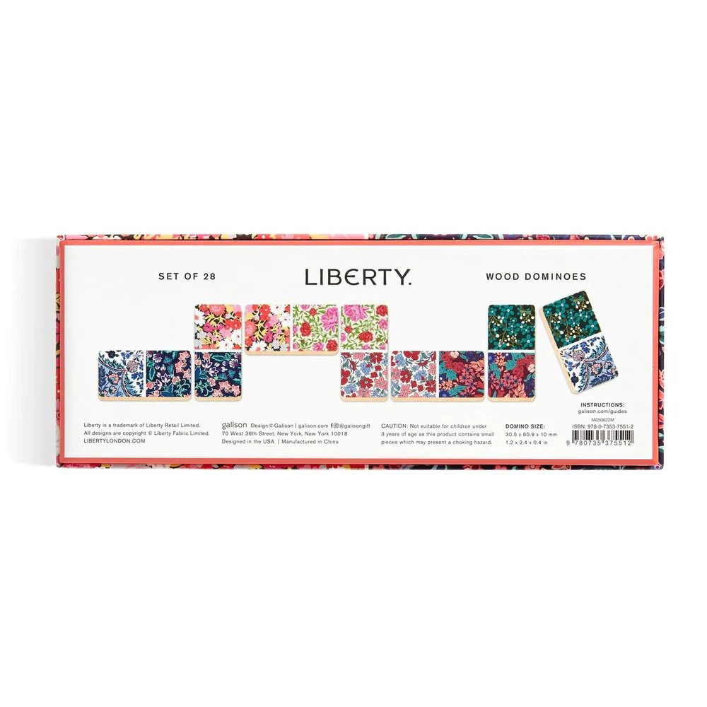 Liberty Floral Wood domino - Image 4